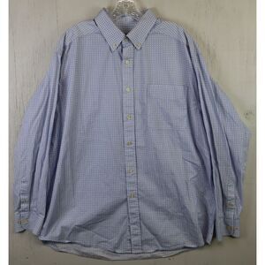 Mens Ariat Blue Geometric Long Sleeve‎ Button Front Western Shirt Size XL Cotton